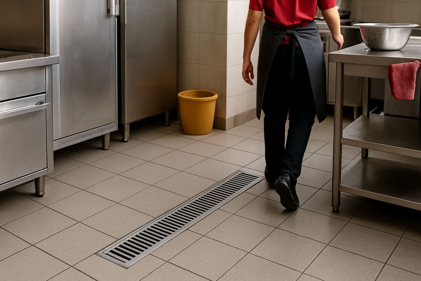 Kitchen Floor Drainage