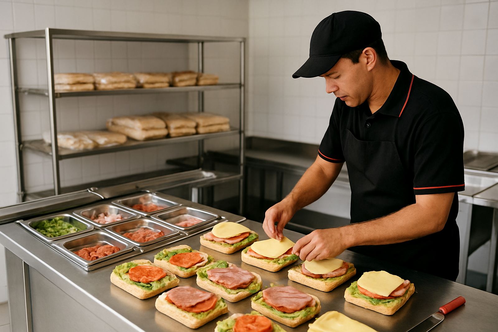 Sandwich Line Setup